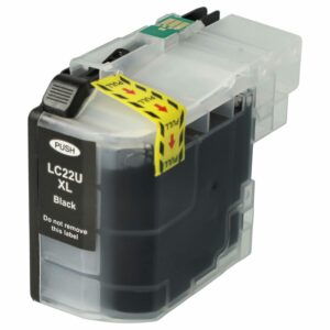 Cartucho de Tinta vhbw Compatível Brother LC22UBK - Preto 58 ml com Chip