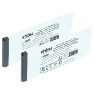 Bateria para Cisco 74-102376-01 / CP-BATT-8821 vhbw - Pack 2x 2400 mAh 3.8 V Li-polymer