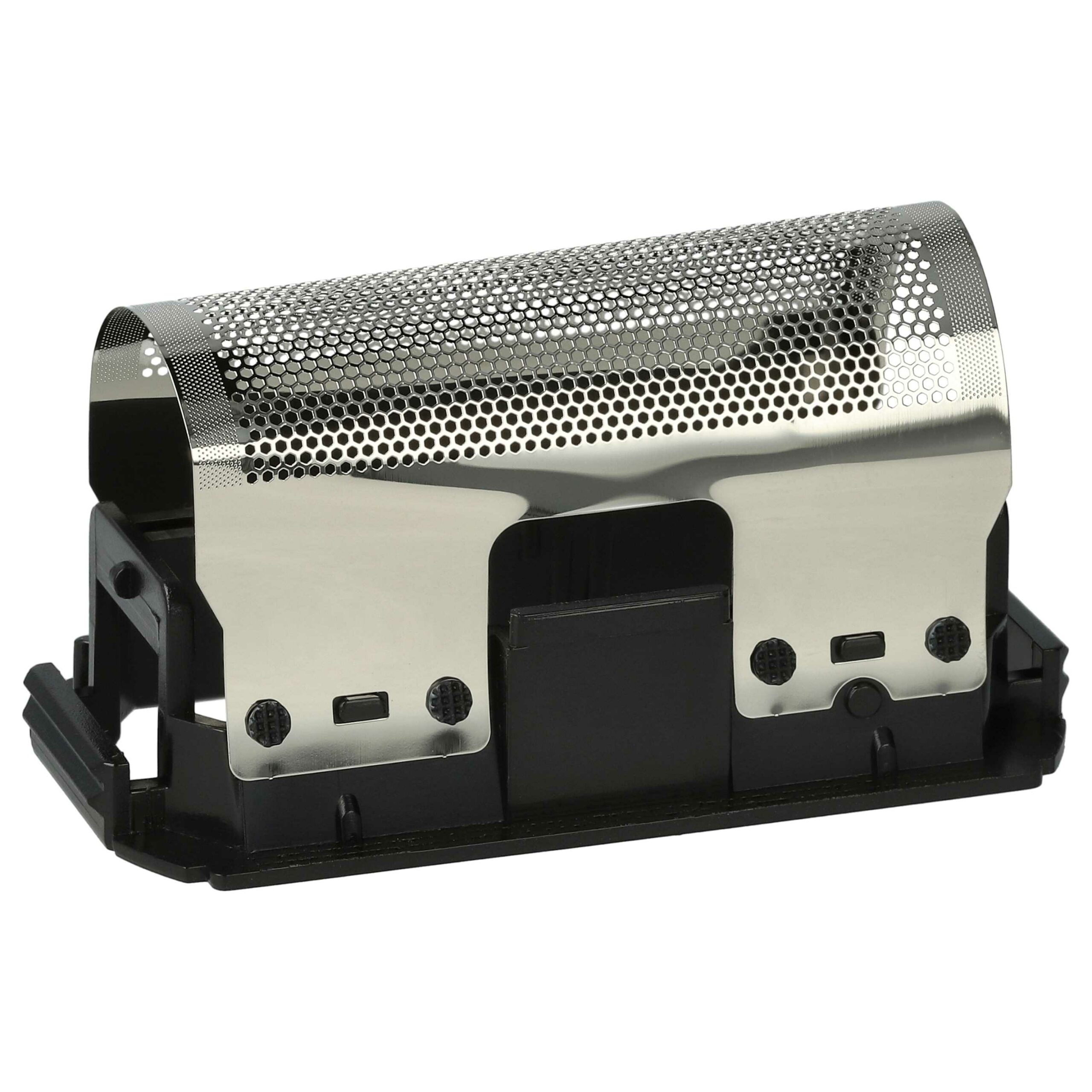 Lâmina de Barbear vhbw para Braun 265, 5235760, SB235, SB265, 235 - com Moldura, Preto/Prateado