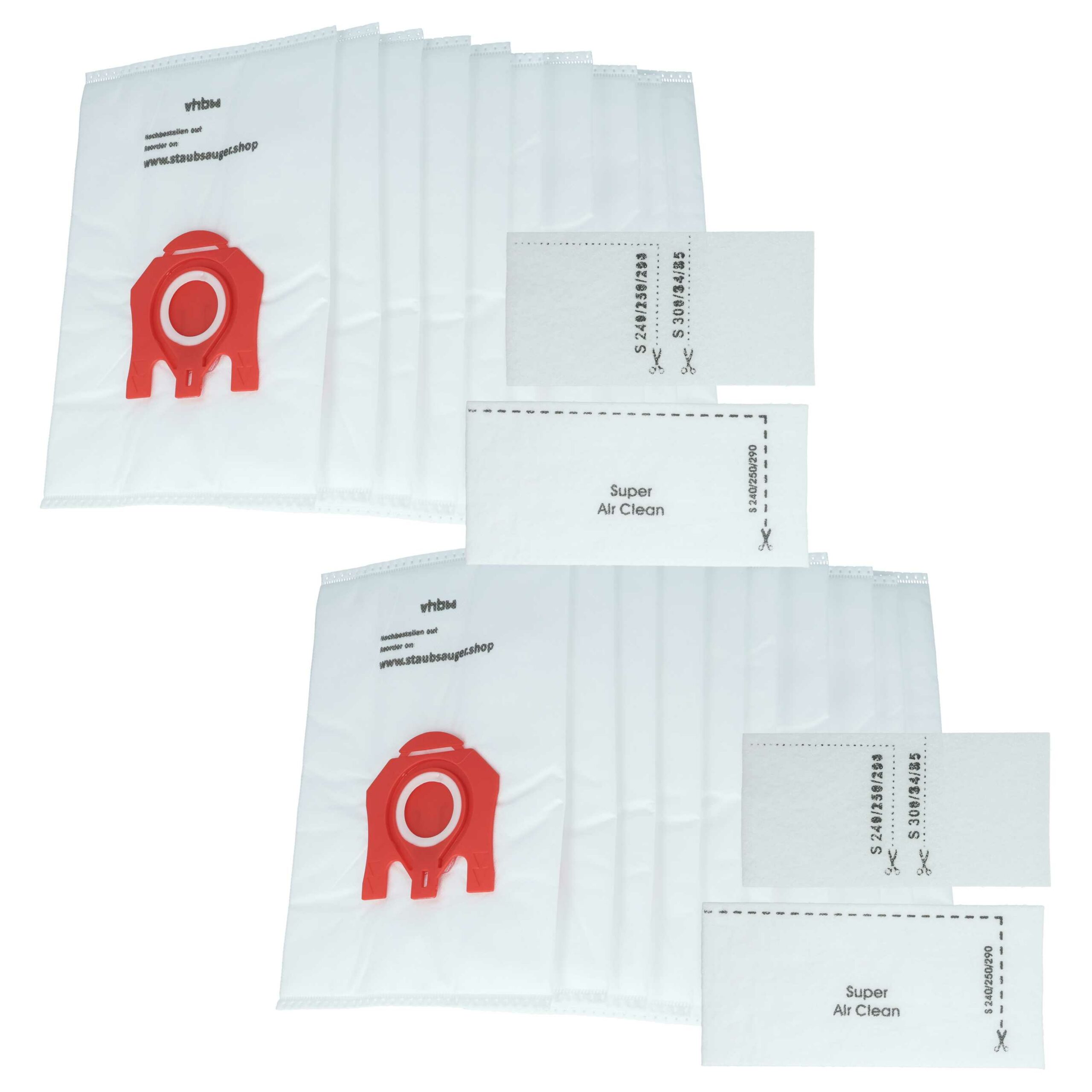 Pack de 20 Sacos para Aspirador Miele tipo F/J/M, M 50 - Microfibra vhbw
