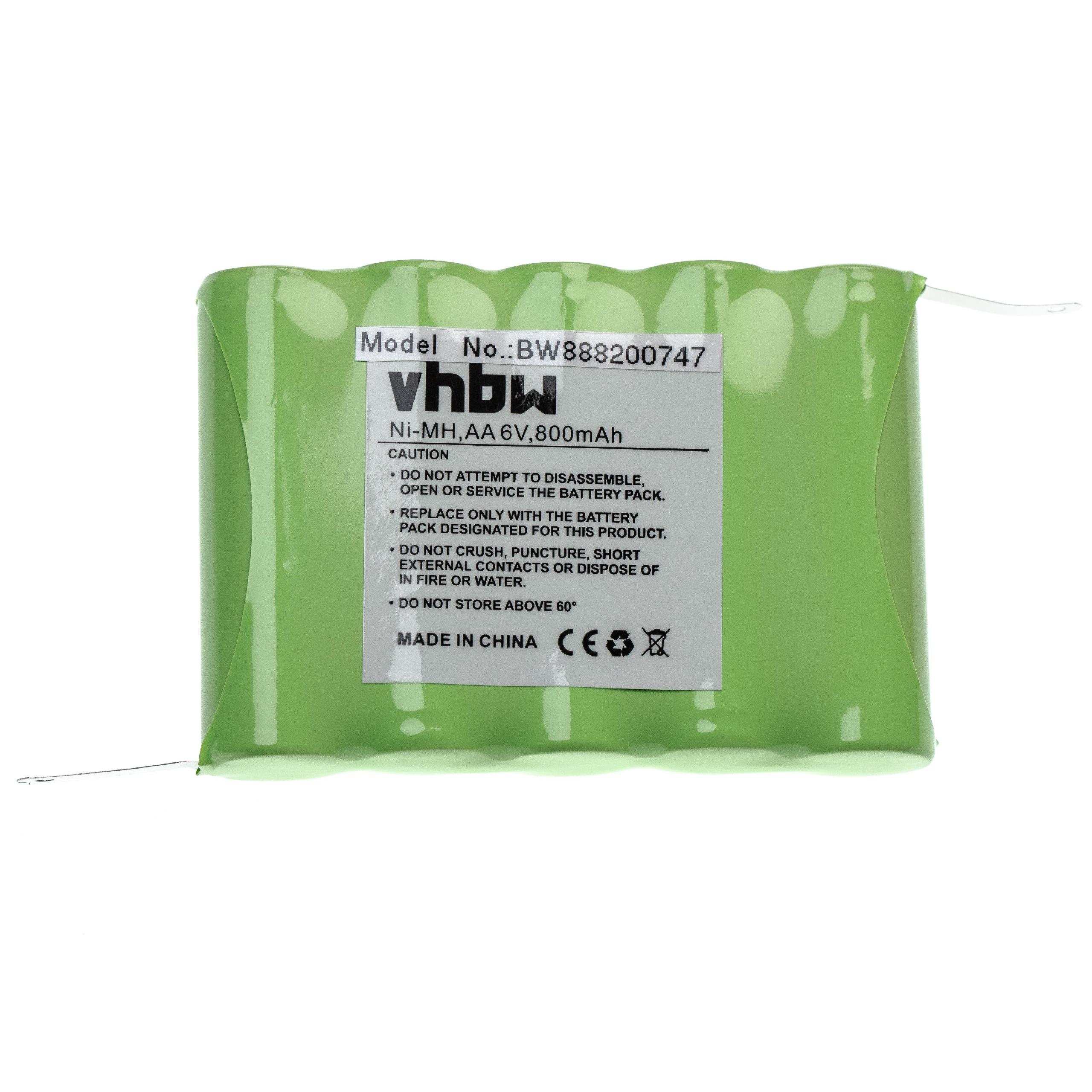 Bateria de Substituição vhbw para Telecomando Bang & Olufsen Beolink 7000 - 800 mAh 6V NiMH - Image 2