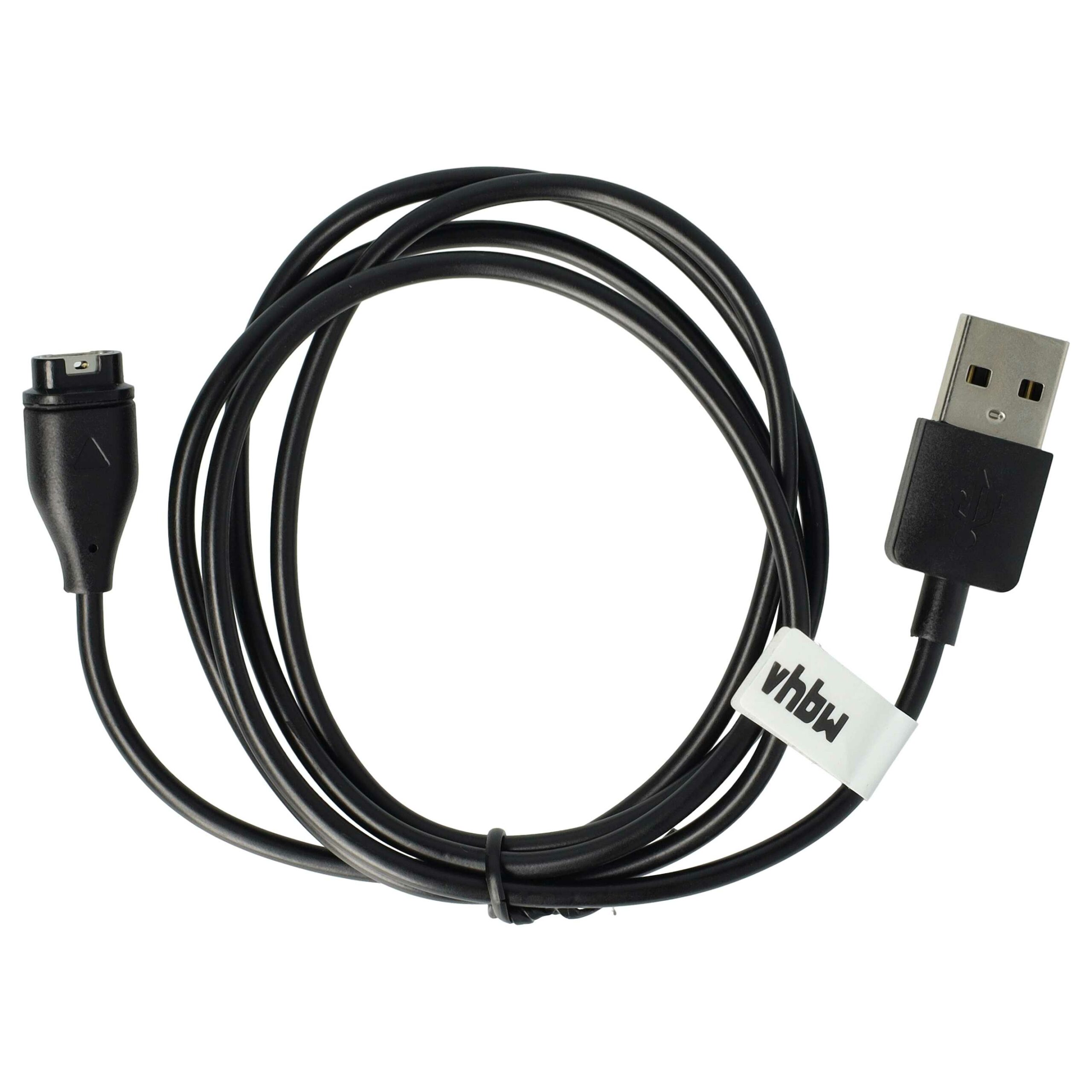 Cabo de Carregamento vhbw para Garmin 8013048 - Relógio Desportivo e Fitness Tracker - 100 cm
