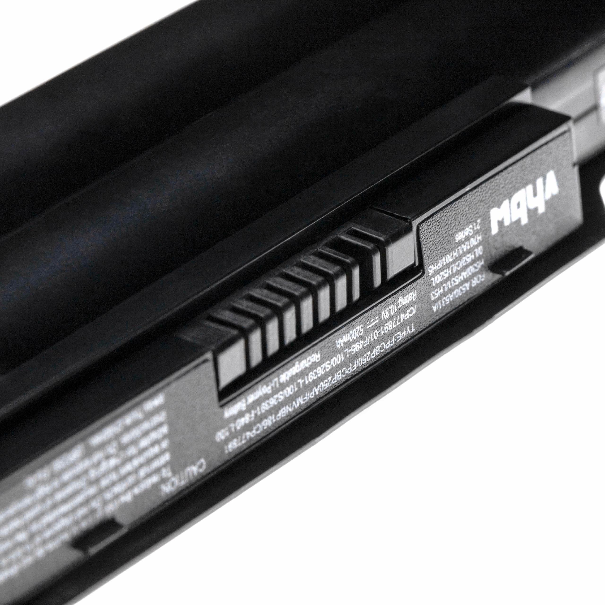 Bateria para Portátil Fujitsu Siemens vhbw - 5200 mAh 10.8V Li-polymer - Image 2