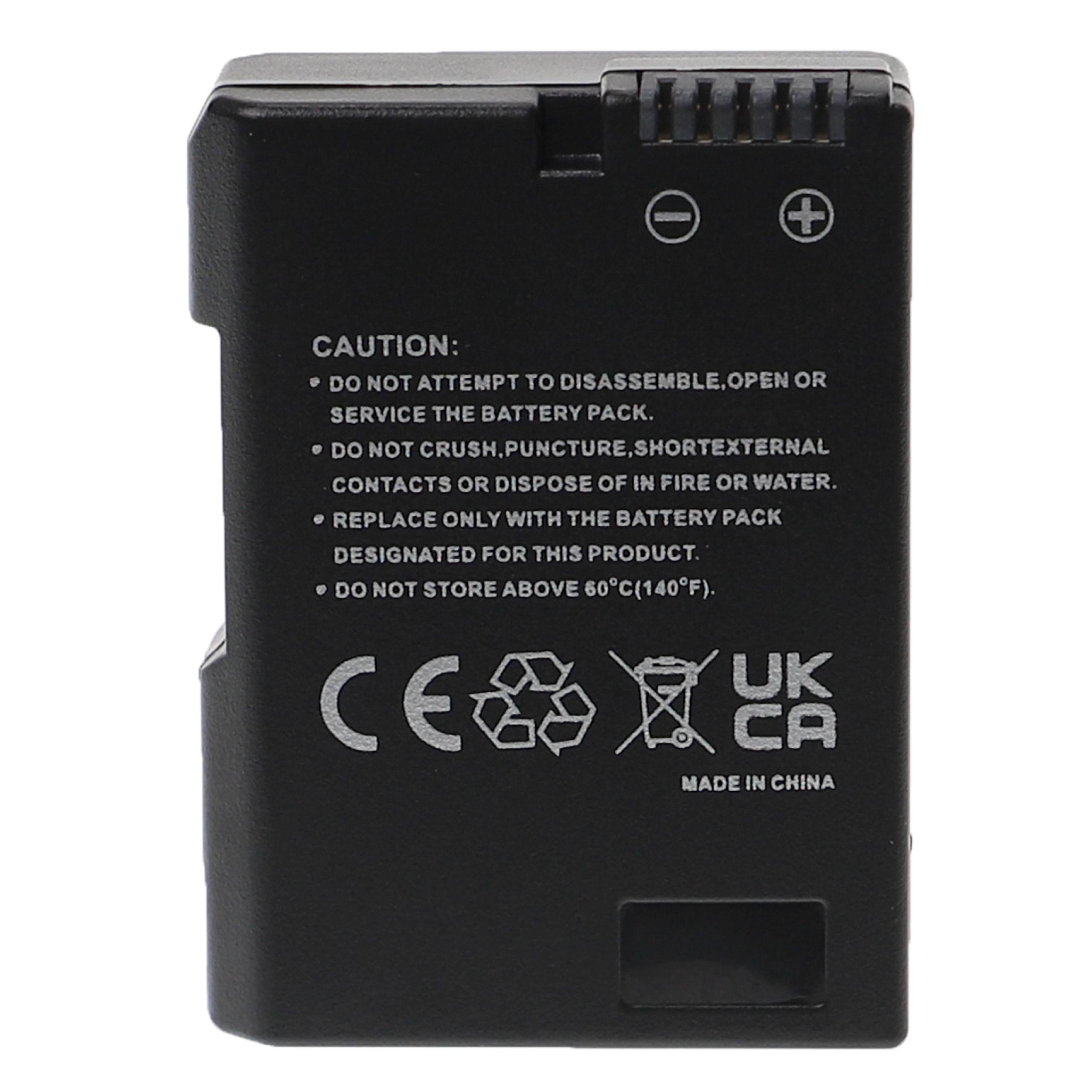 Bateria compatível Nikon EN-EL14 - EXTENSILO 1100mAh, 7.4V, Li-Ion com chip inteligente - Image 2