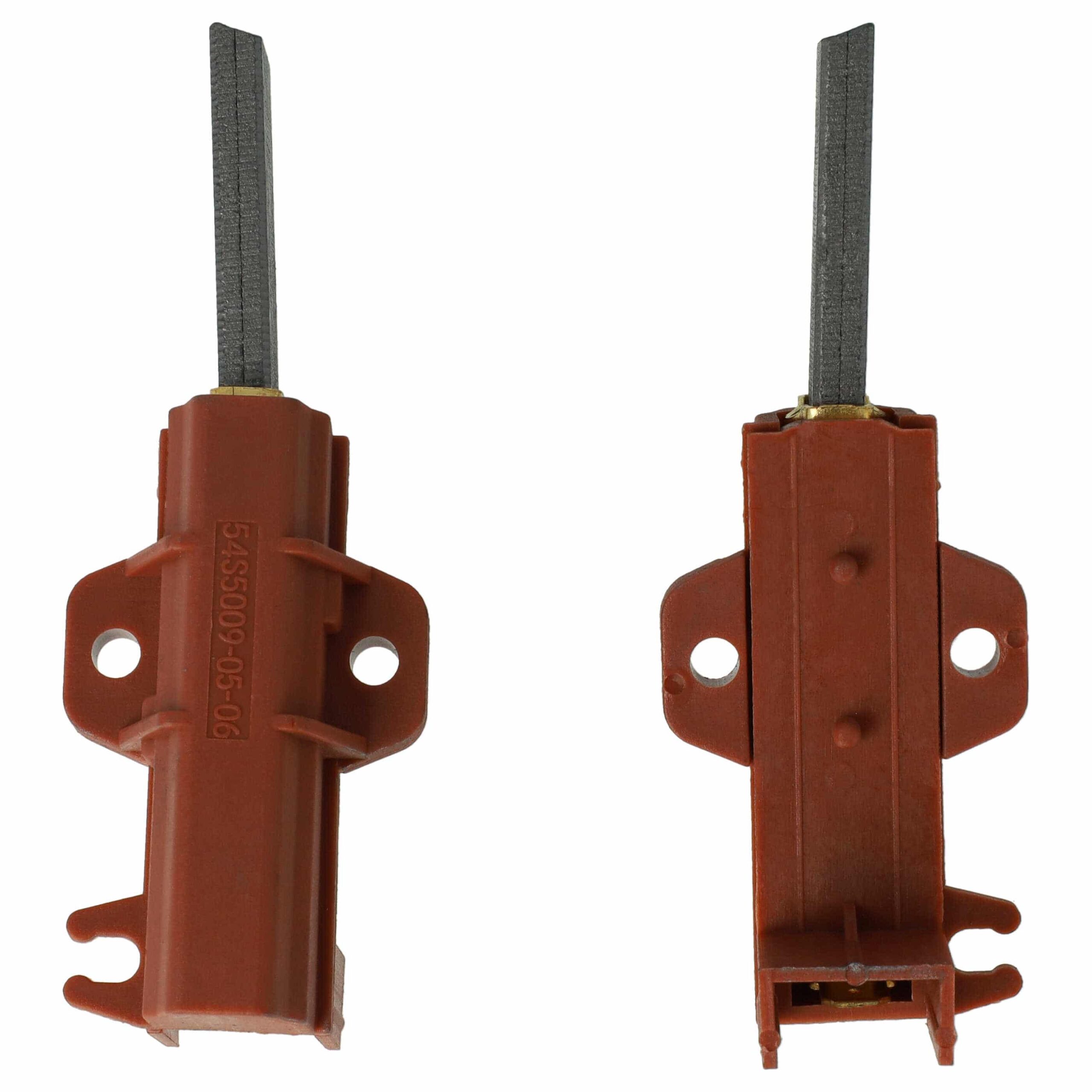 2x Escovas de Carvão Substituição Indesit 482000023145, 482000069517 para Máquina de Lavar - 40 x 5 x 13.5 mm