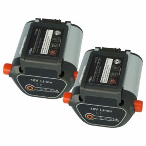 Pack de 2 Baterias vhbw para Cortadores Robóticos Gardena - 18V 1500 mAh Li-Ion
