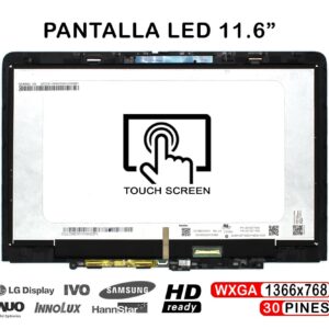 ECRÃ LED TÁTIL QUASE NOVO DE 11,6" PARA PORTÁTIL LENOVO 300W YOGA GEN 4 COM MOLDURA