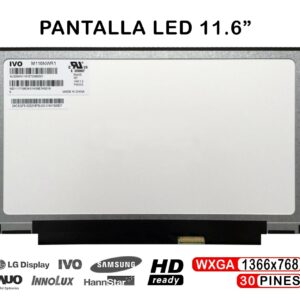 ECRÃ LED QUASE NOVO DE 11,6" PARA PORTÁTIL M116NWR1 M116NWR1 R7