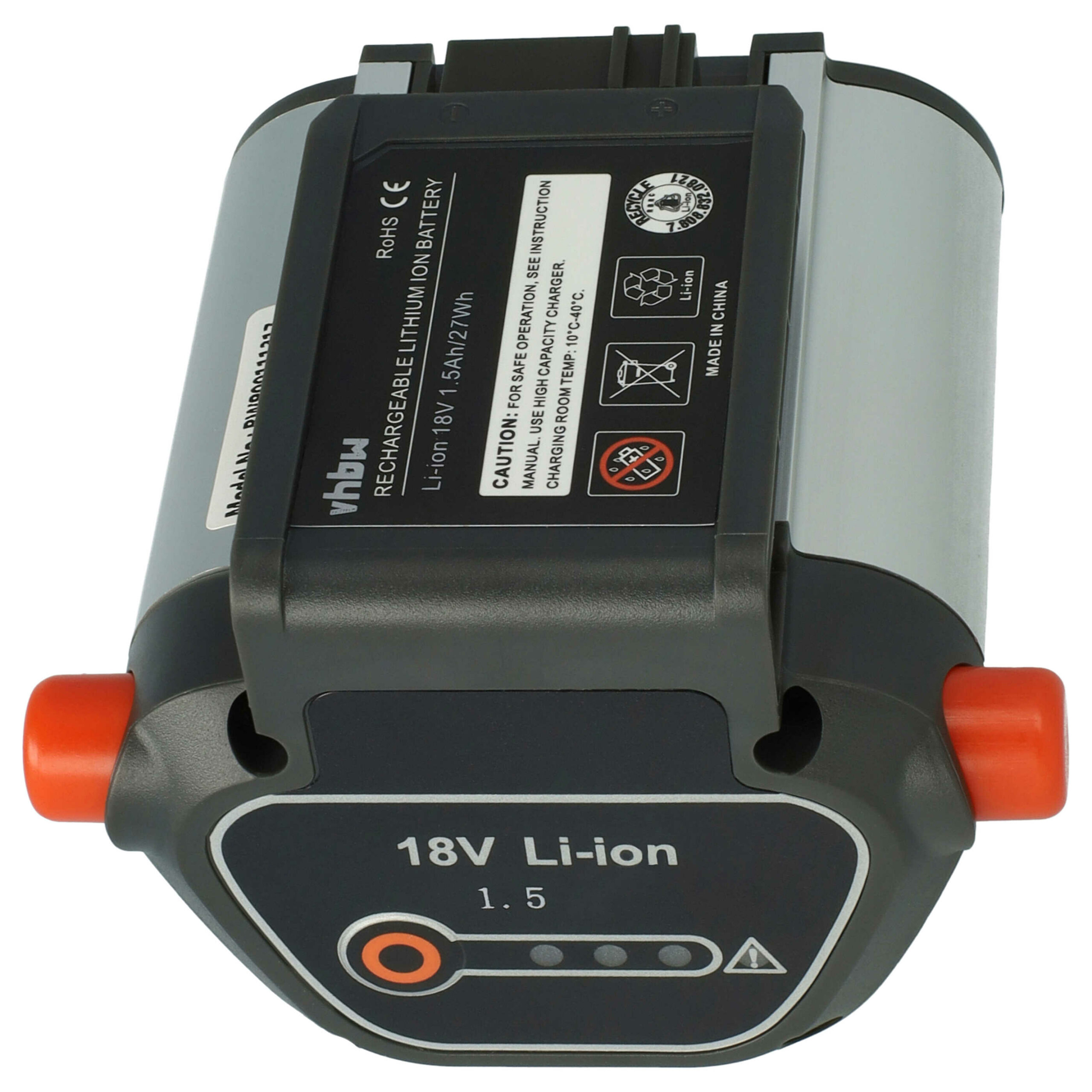 Bateria vhbw para Gardena AccuJet Li-18, ComfortCut, EasyCut - 1500 mAh 18 V Li-Ion - Image 3