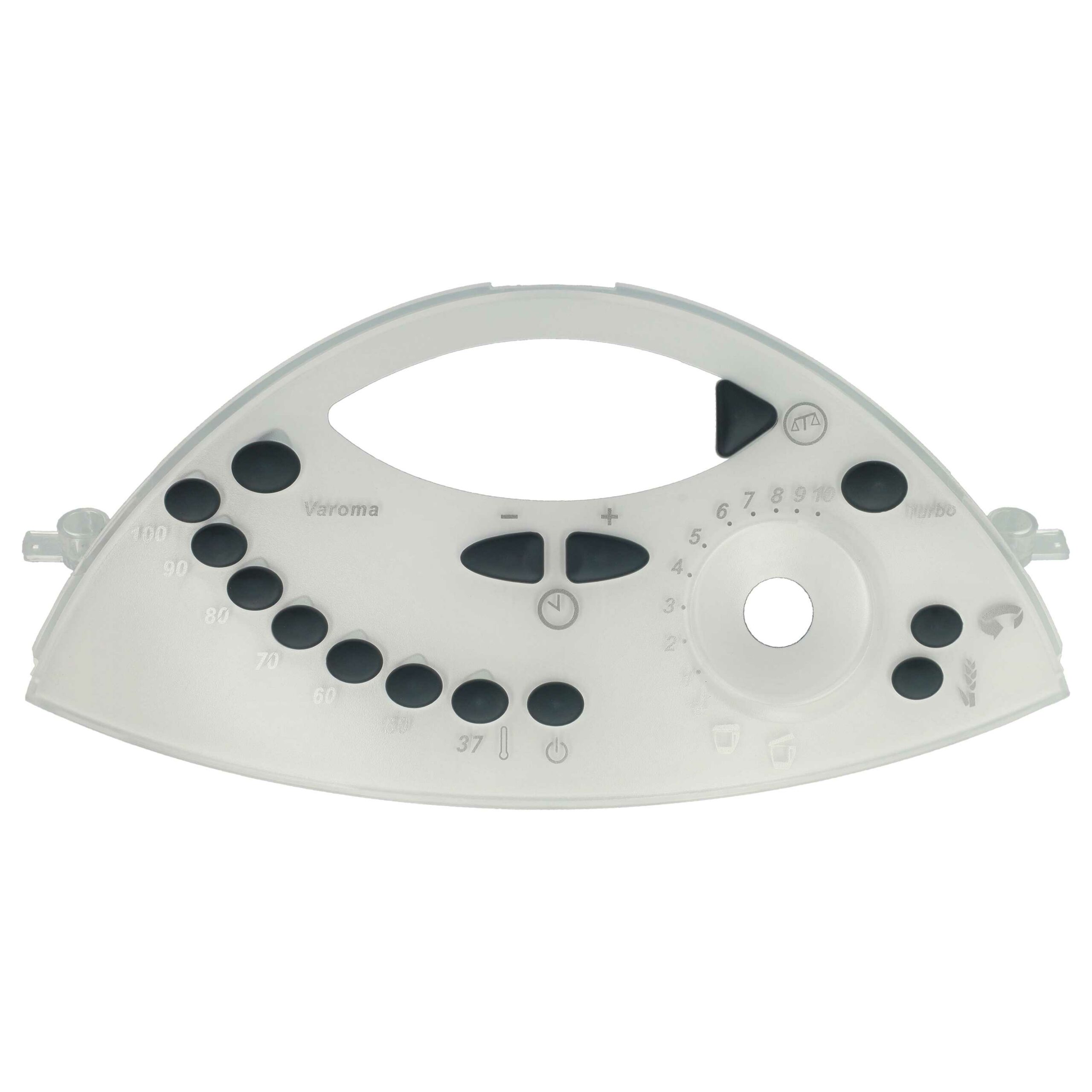 Painel Frontal de Substituição para Vorwerk Thermomix TM31 - Peça de Reposição Preto Cinzento Branco