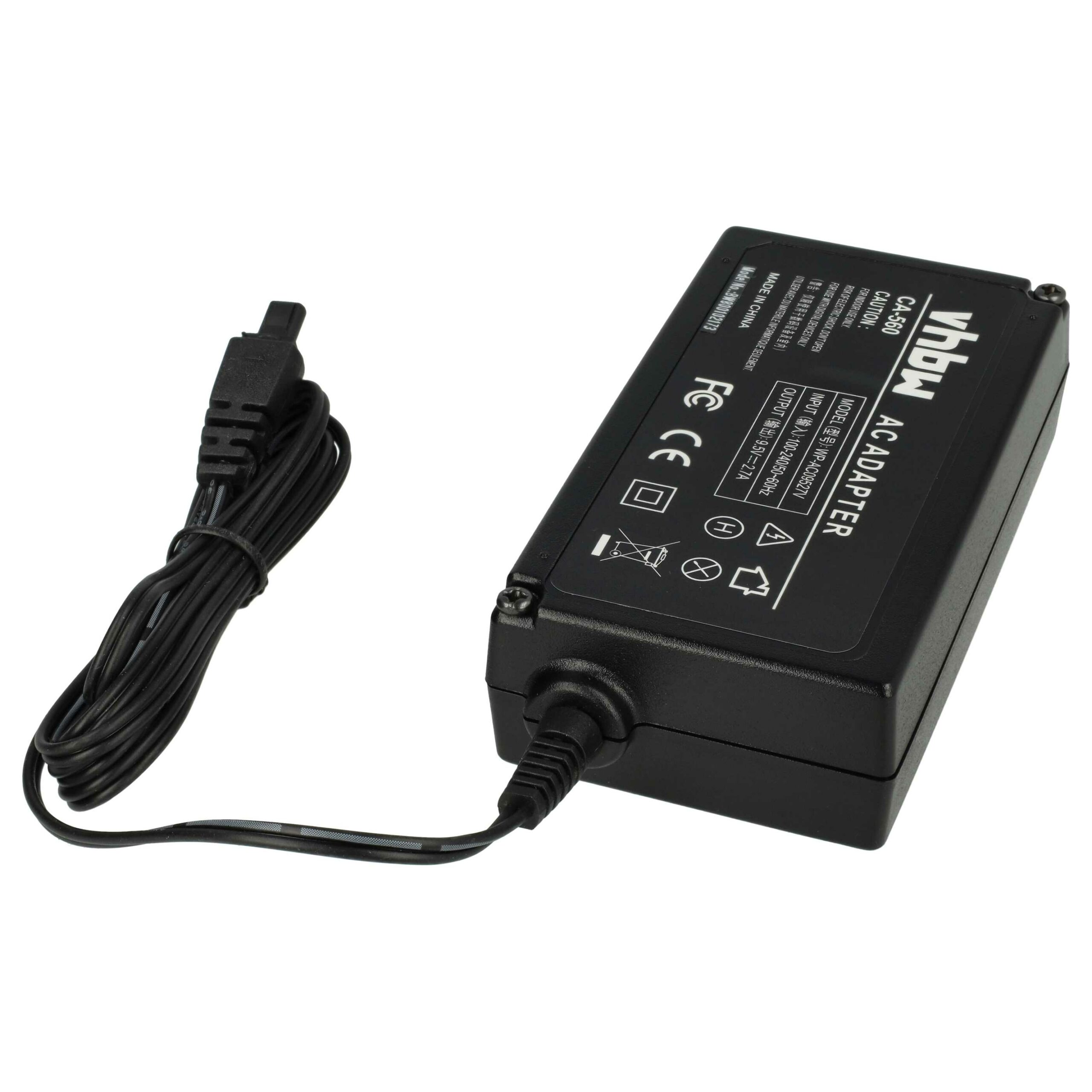 Adaptador de Alimentação vhbw Substitui CA-560 para Câmara - 2 m - Image 2
