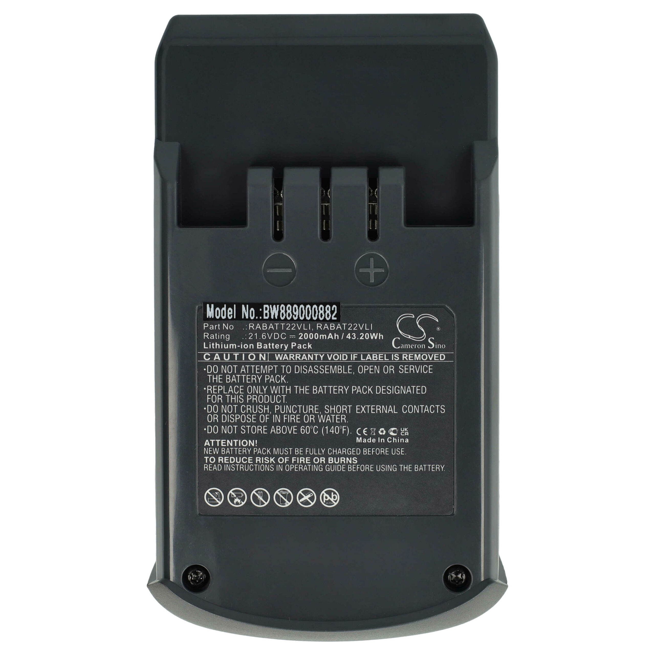 Bateria vhbw para Hoover Rhapsody 21.6V 2000mAh Li-Ion - Image 3