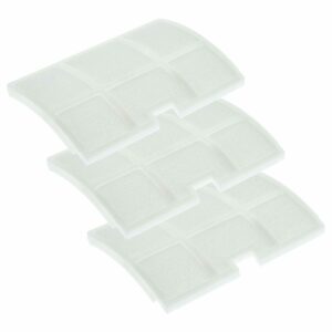 Pack de 3 Filtros de Escape para Aspirador Sebo (compatível com Sebo 5143)