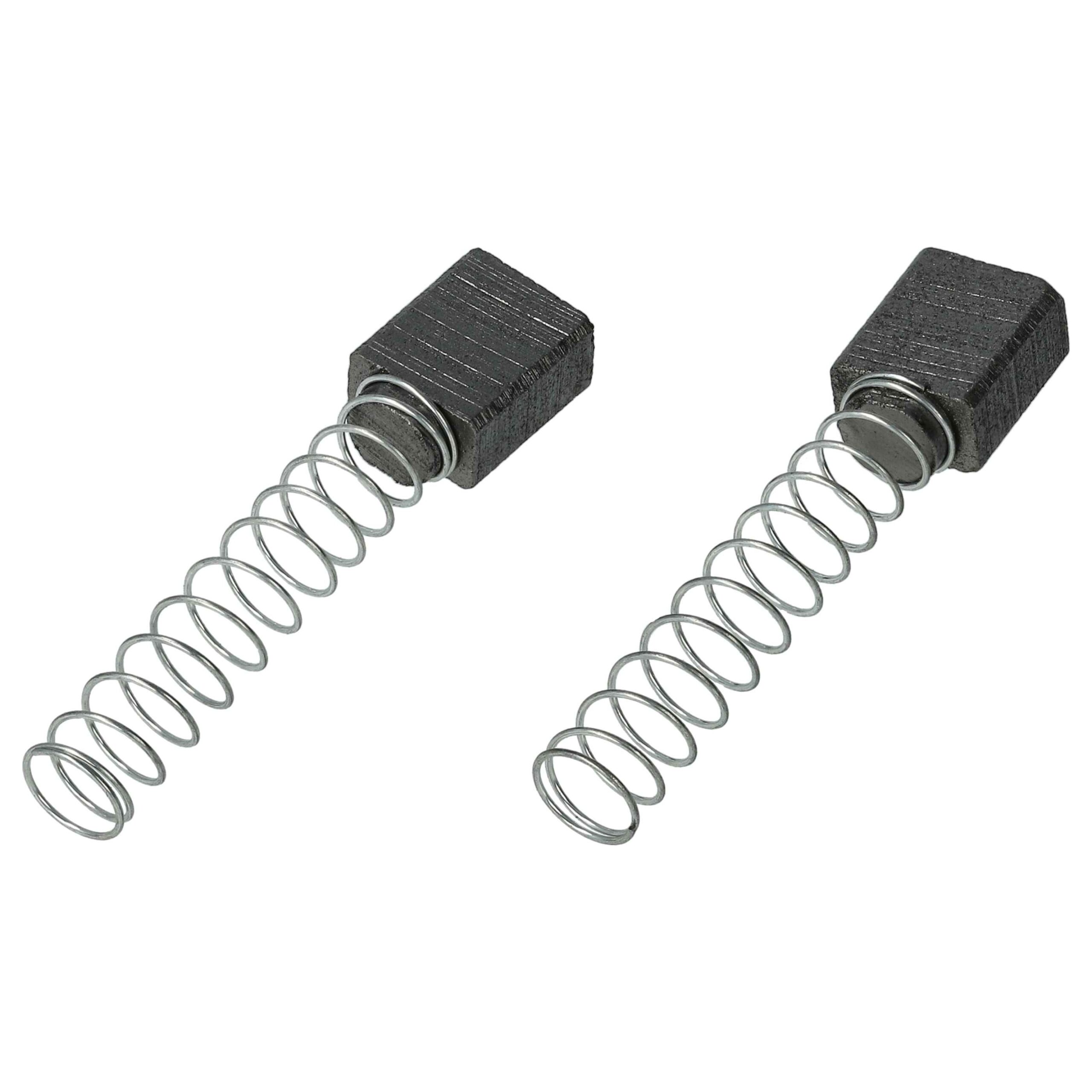 2x Escovas de Carvão Compatíveis com AEG PREMIUM (P2197) para Ferramentas Elétricas - 5 x 8 x 9,5 mm