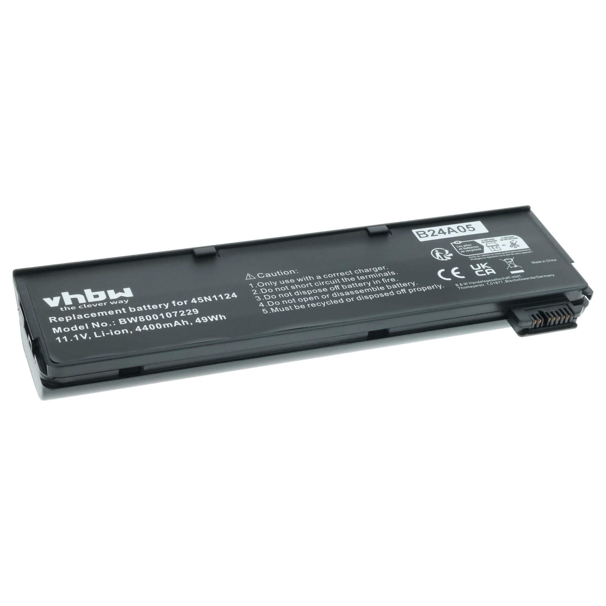 Bateria vhbw para Lenovo (121500146, 00HW034, 00HW033, 0C52861, 0C52862) - 4400 mAh 11.1 V Li-Ion - Image 2
