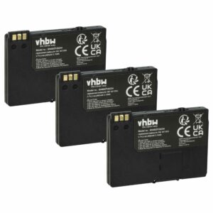 3x Bateria substitui EBA-510, L36145-K1310-X401, BASIC56 para telefone fixo Swisscom - 850 mAh 3.7 V Li-Ion