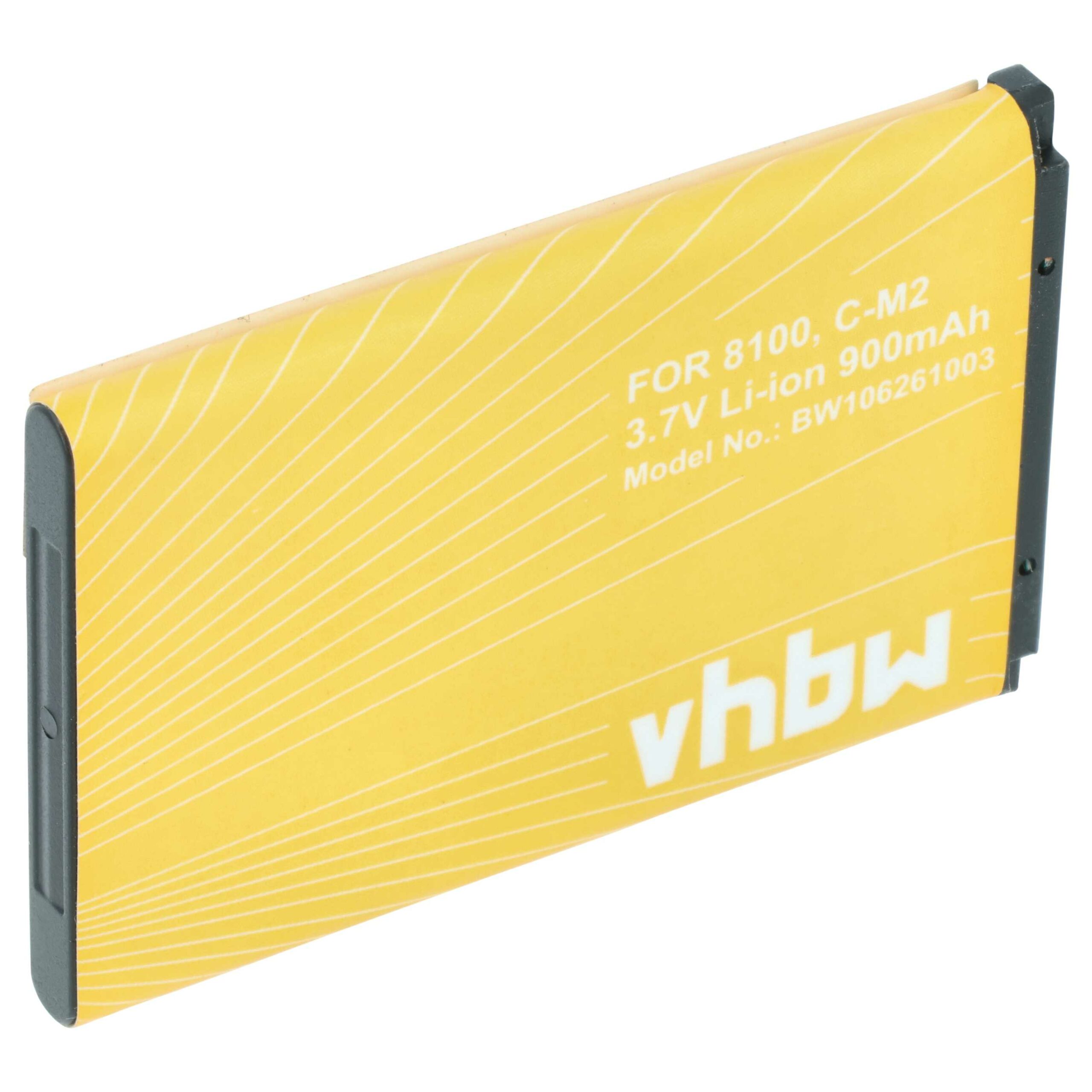 Bateria para Blackberry C-M2, BAT-11004-001, ACC-11004-201 - 900 mAh 3.7 V Li-Ion vhbw