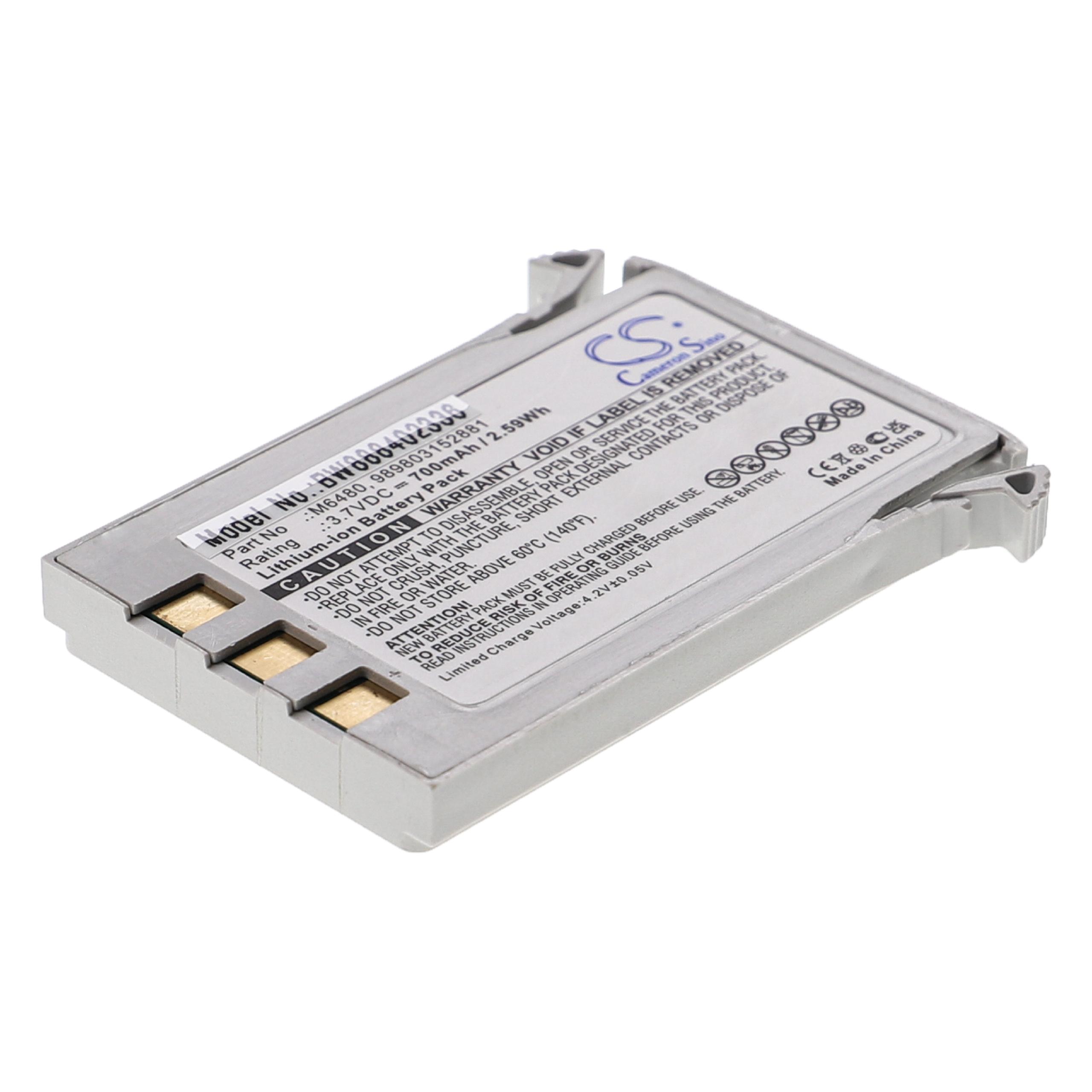 Bateria vhbw para Equipamentos Médicos Philips M6480 - 700 mAh 3.7 V Li-Ion - Image 3