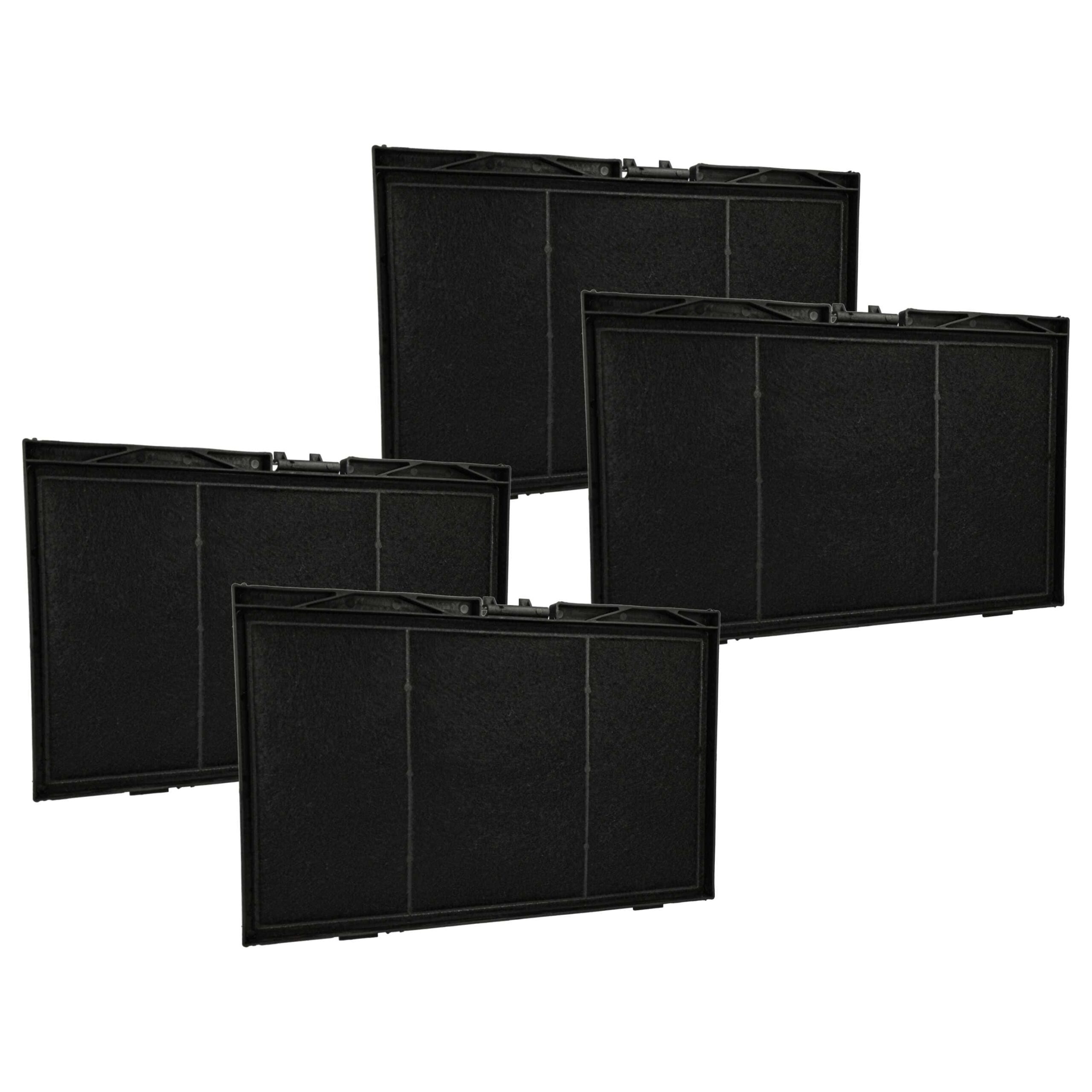 Filtro de Carvão Ativado vhbw para Exaustor Bosch, Siemens, Neff - Conjunto de 4 Unidades