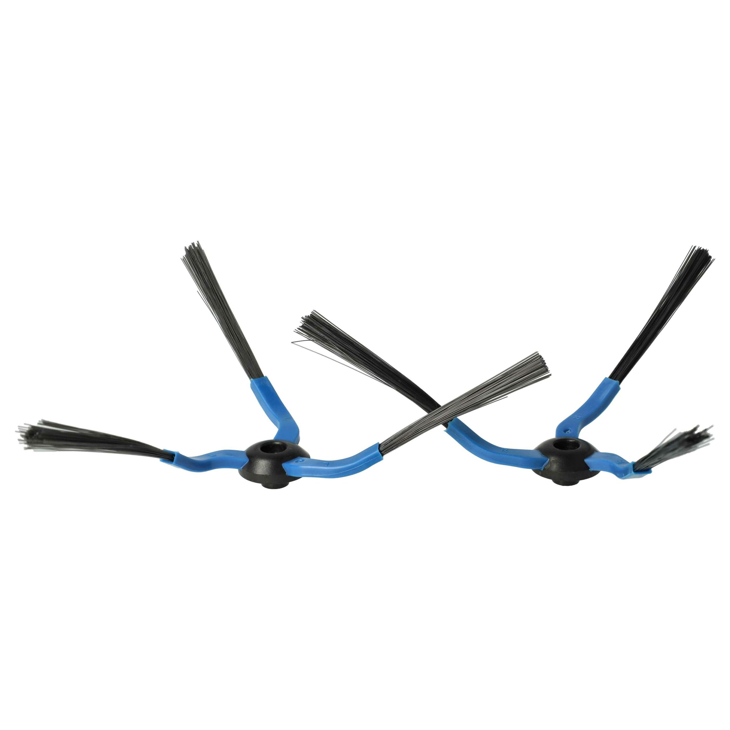 2x Escovas Laterais para Aspirador Robot Samsung SR87xx - 3 Braços, Preto e Azul - Image 3