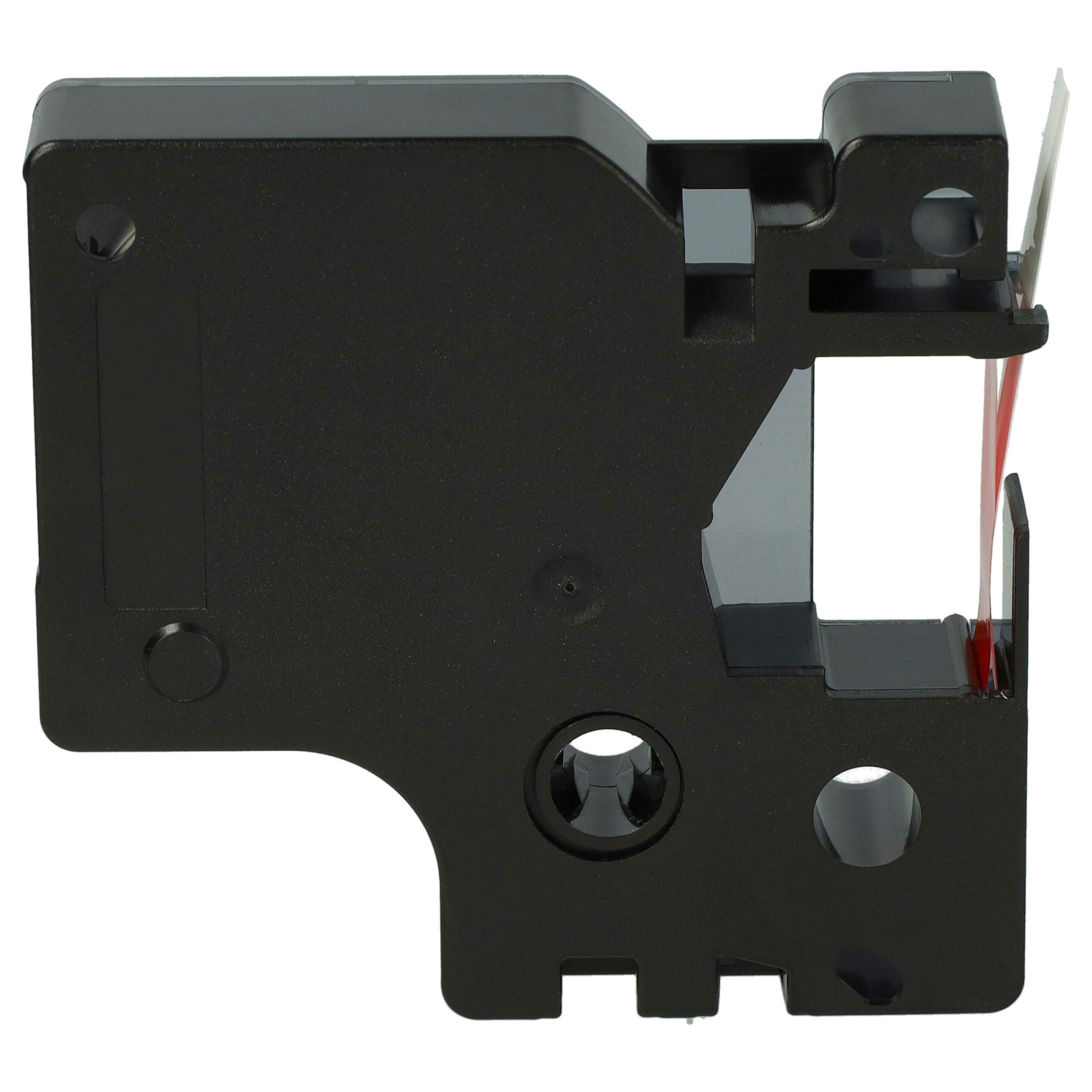 Fita de Etiquetas compatível com Dymo D1 40915 - 9 mm Vermelho sobre Branco - Image 3
