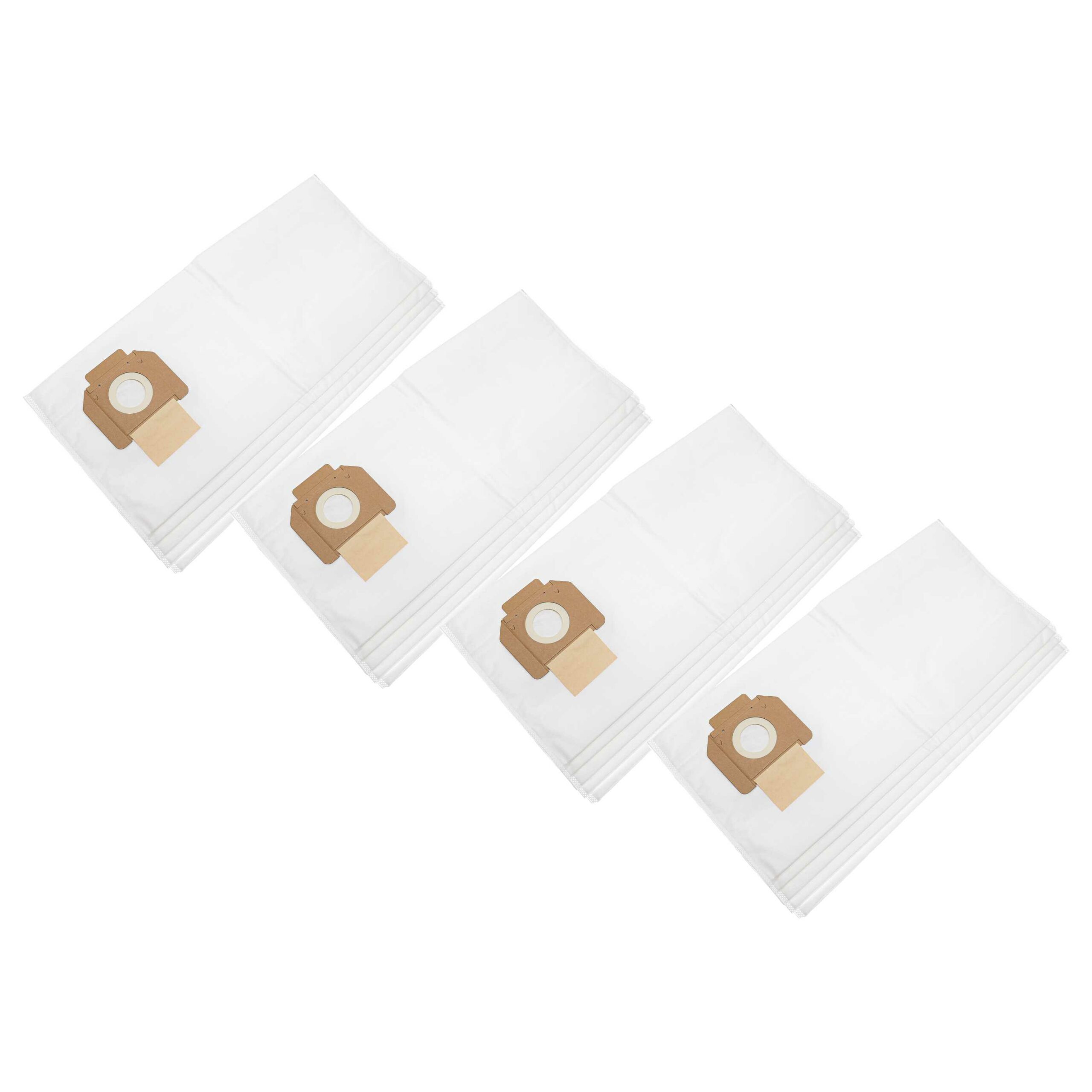 Pack 20 Sacos de Aspirador vhbw - Compatível Makita P-70194 Protool Festool - Microfibra