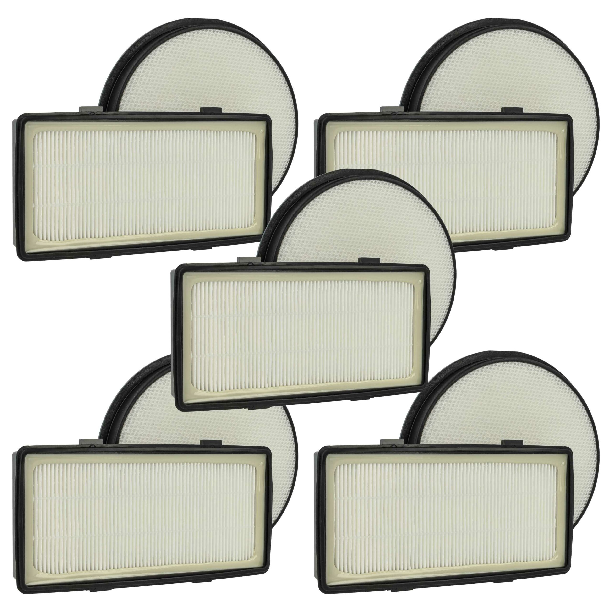 Conjunto de 10 Filtros vhbw para Eletrolux Rowenta ZR903701 - Filtros para Aspirador