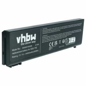 Bateria para Portátil vhbw 4400 mAh 11.1 V Li-Ion - Compatível LG, Advent, Packard Bell
