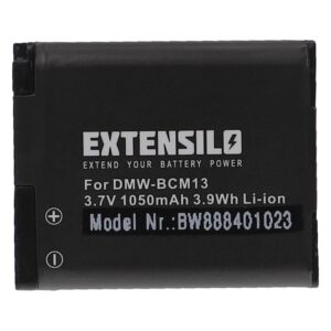 Bateria de substituição para Panasonic DMW-BCM13PP, DMW-BCM13E, DMW-BCM13 - 1050mAh, 3.7V, Li-Ion