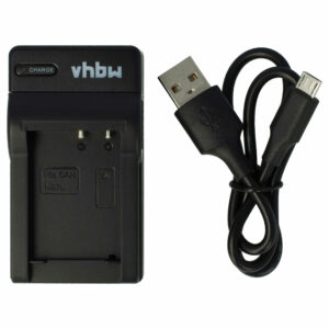 Carregador de Bateria USB-C + Cabo USB-C para Canon PowerShot G10, G11, G12, SX30 is - 0.5 A