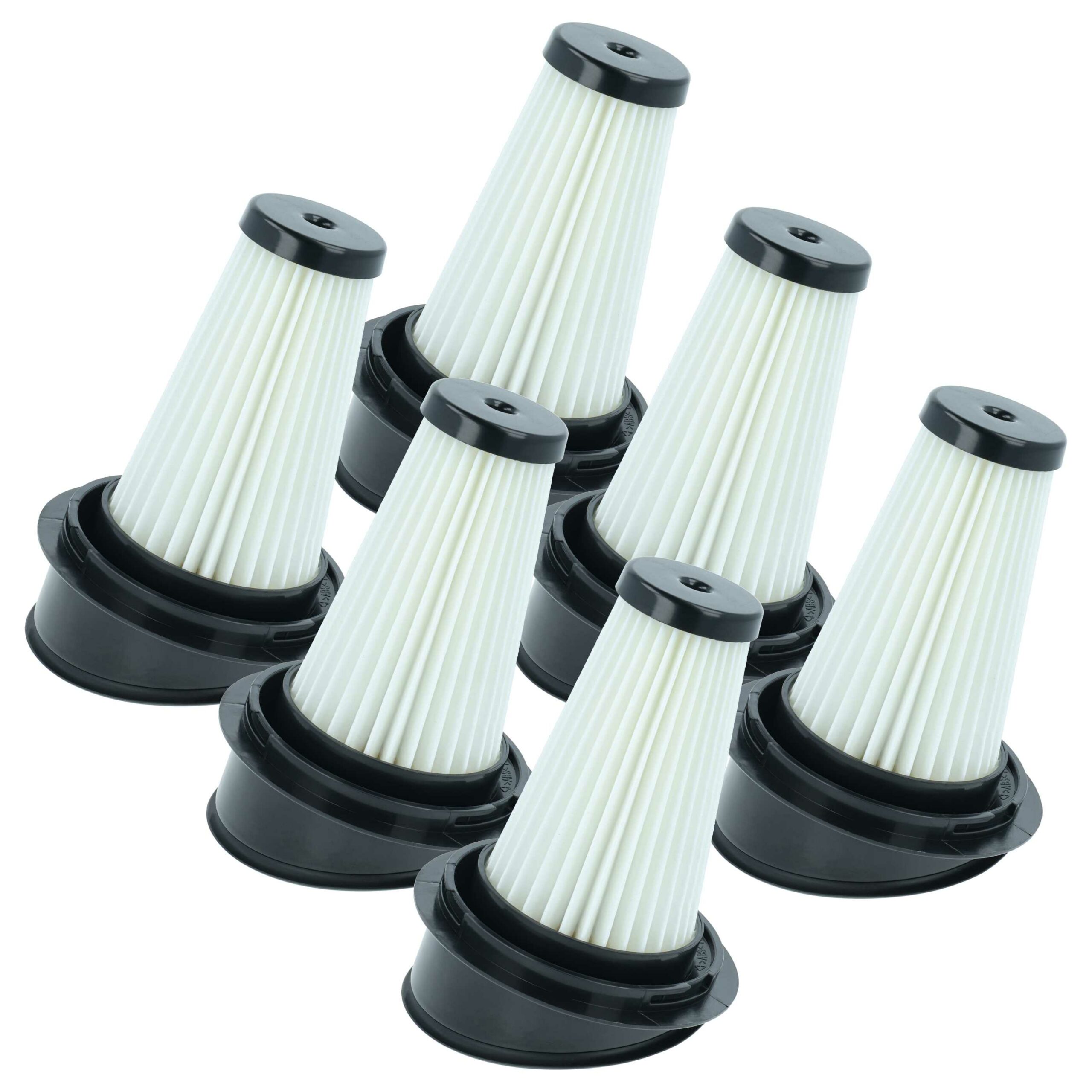 6x Filtros de Substituição vhbw para Aspiradores Grundig, Beko e Arcelik - Classe H11