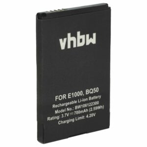 Bateria para Motorola BA250, BQ50, BT50, 77751, 77863, CFNN1037 - 700 mAh 3.7 V Li-Ion vhbw