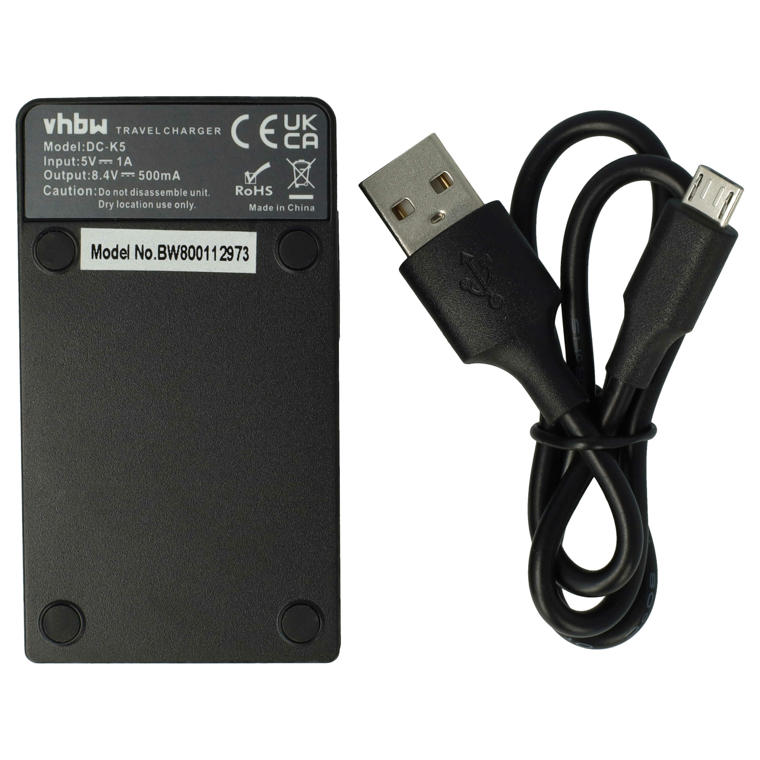 Carregador de Bateria USB-C + Cabo USB-C para Canon PowerShot G10, G11, G12, SX30 is - 0.5 A - Image 2