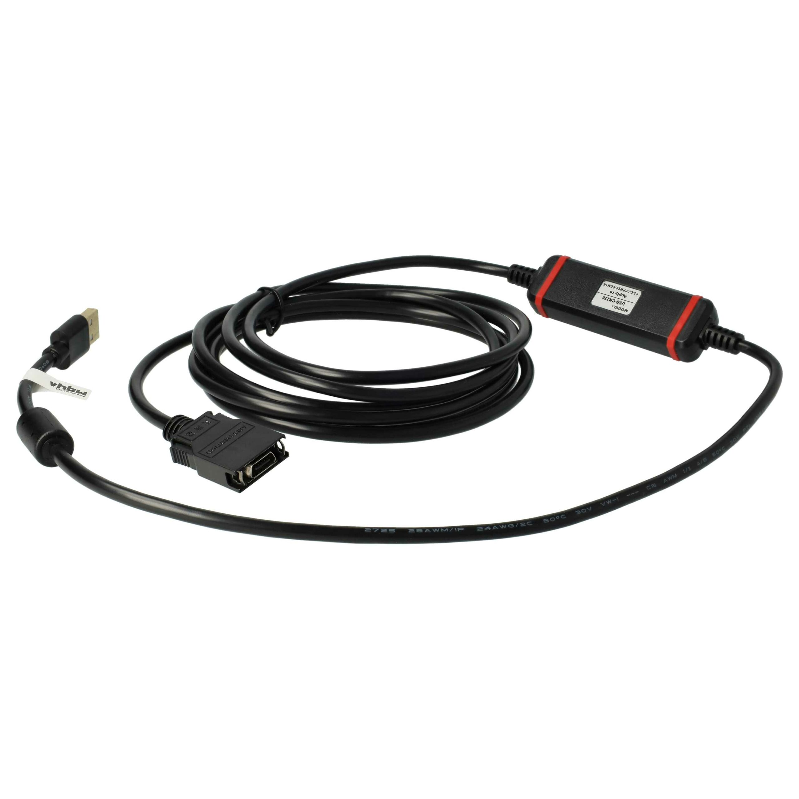 Cabo de Programação USB para Rádios Omron - Substitui CS1W-CN226, CS1W-CS114, USB-CN226