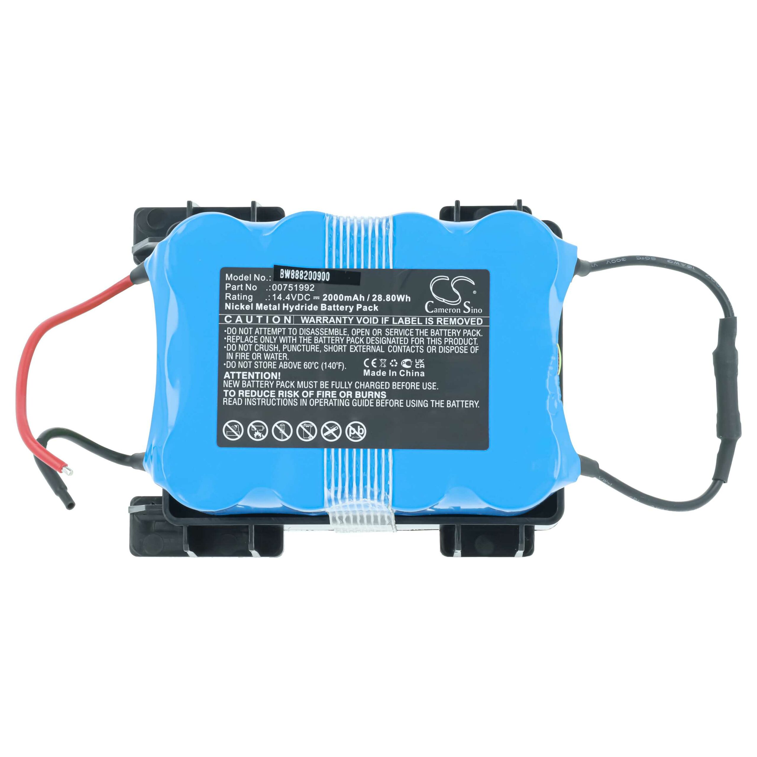 Bateria vhbw para Bosch Siemens 00751992 - 2000mAh, 14.4V, NiMH - Image 3
