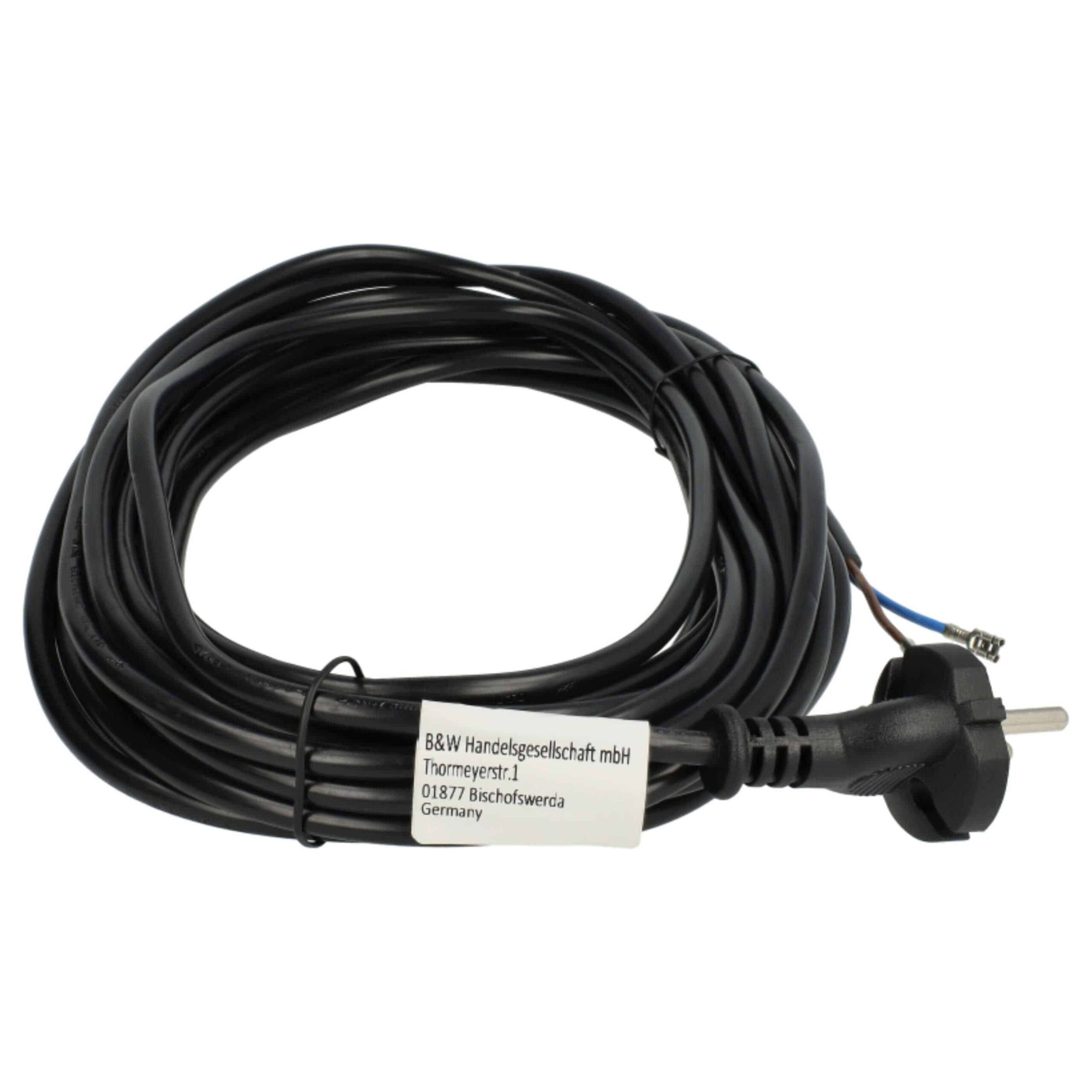 Cabo de Alimentação vhbw para Aspirador Thomas, Sebo 5260DG, 7128SR - 15 m, 1000 W - Image 3