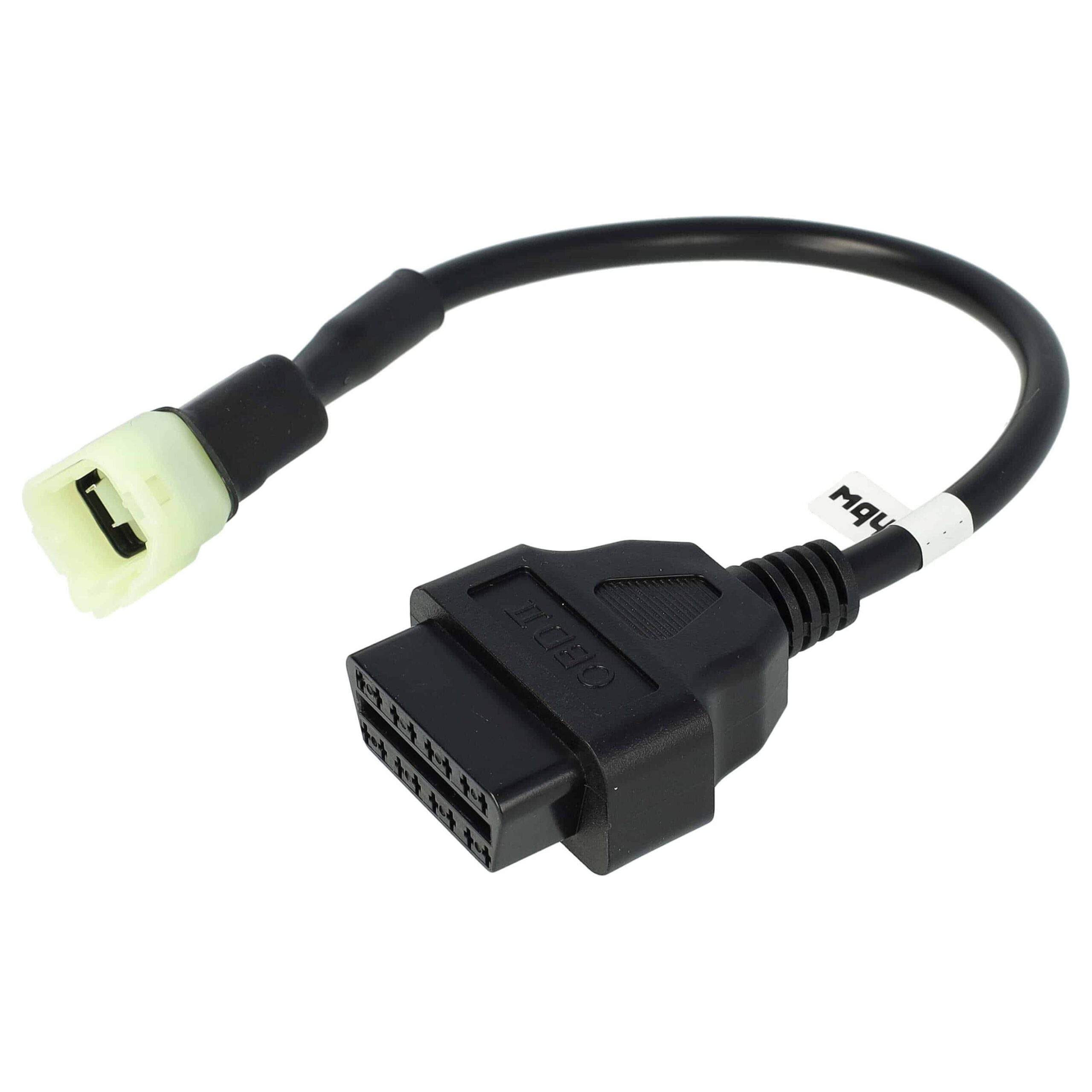Adaptador OBD2 6 pinos para OBD2 16 pinos vhbw - Husqvarna, KTM 1190 RC8 - Image 3