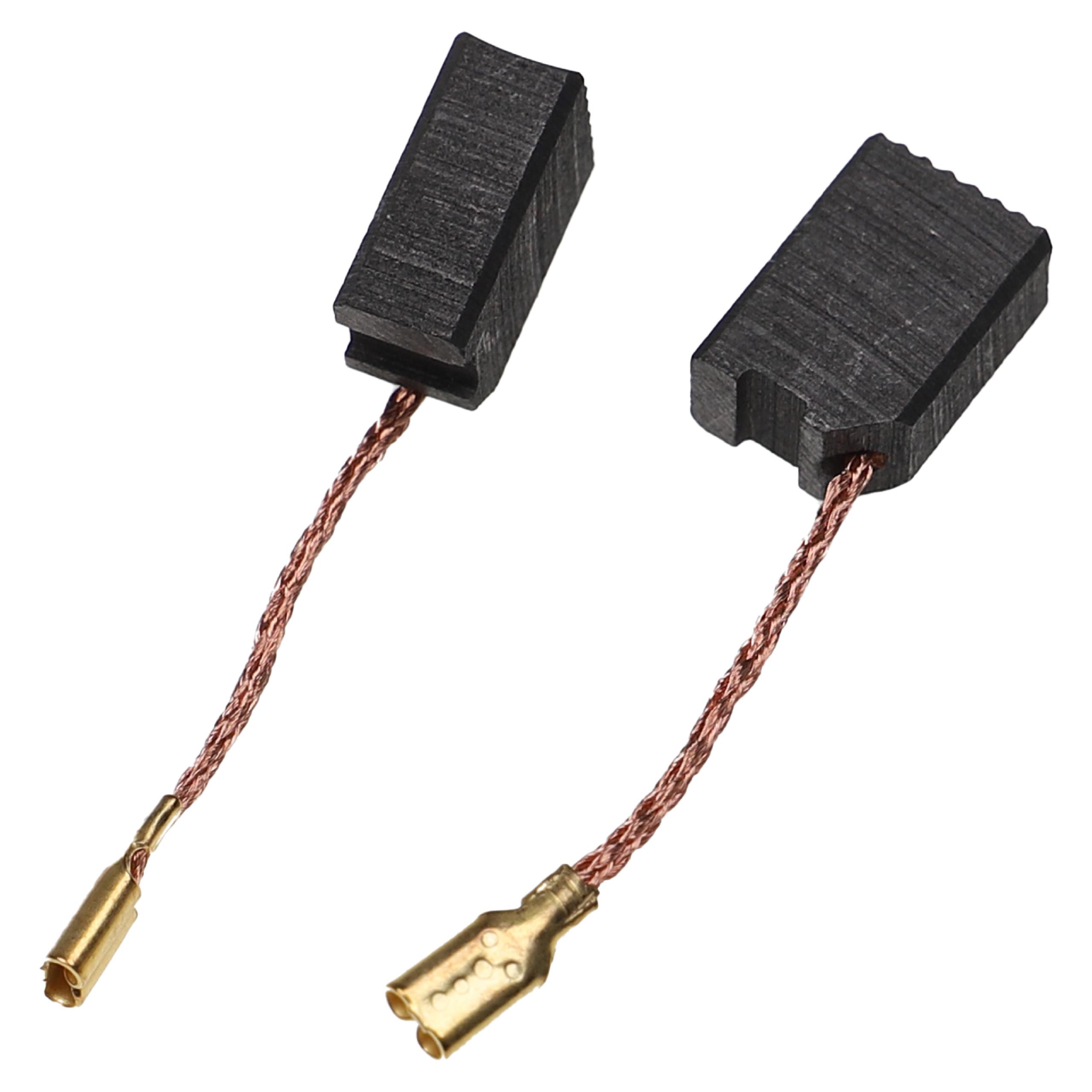 2x Escovas de Carvão Substituição Berner 1003861-00 para Ferramentas Elétricas - 6.3 x 10 x 14 mm - Image 2