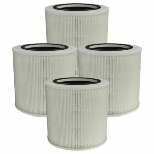 4x Filtros para Purificador de Ar Medion MD10171 - Pré-filtro + HEPA + Carvão Ativado