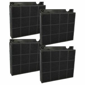 Pack 4x Filtro de Carvão Ativado para Coifa AEG MCFE01, EHFC15, E3CFE15 e Zanussi