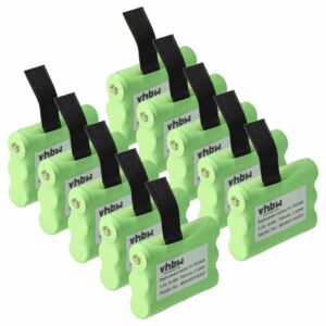Bateria vhbw 3x AAA NiMH 700 mAh 3.6V para rádios Motorola CB (Pack 10 unidades)