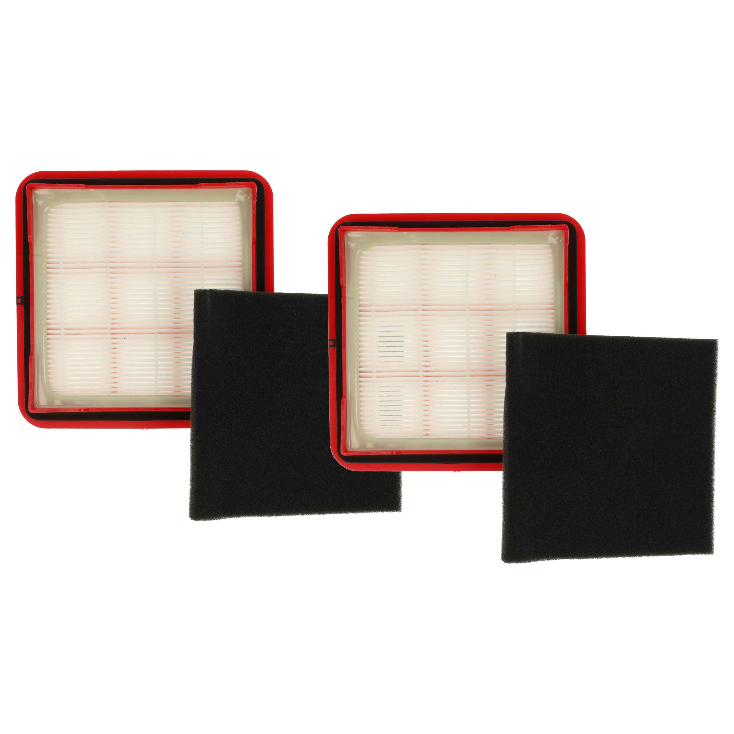 2x Filtro de Espuma / Filtro de Motor vhbw para Aspirador Grundig, 14.3 x 14.3 cm (Substitui 9178015317)