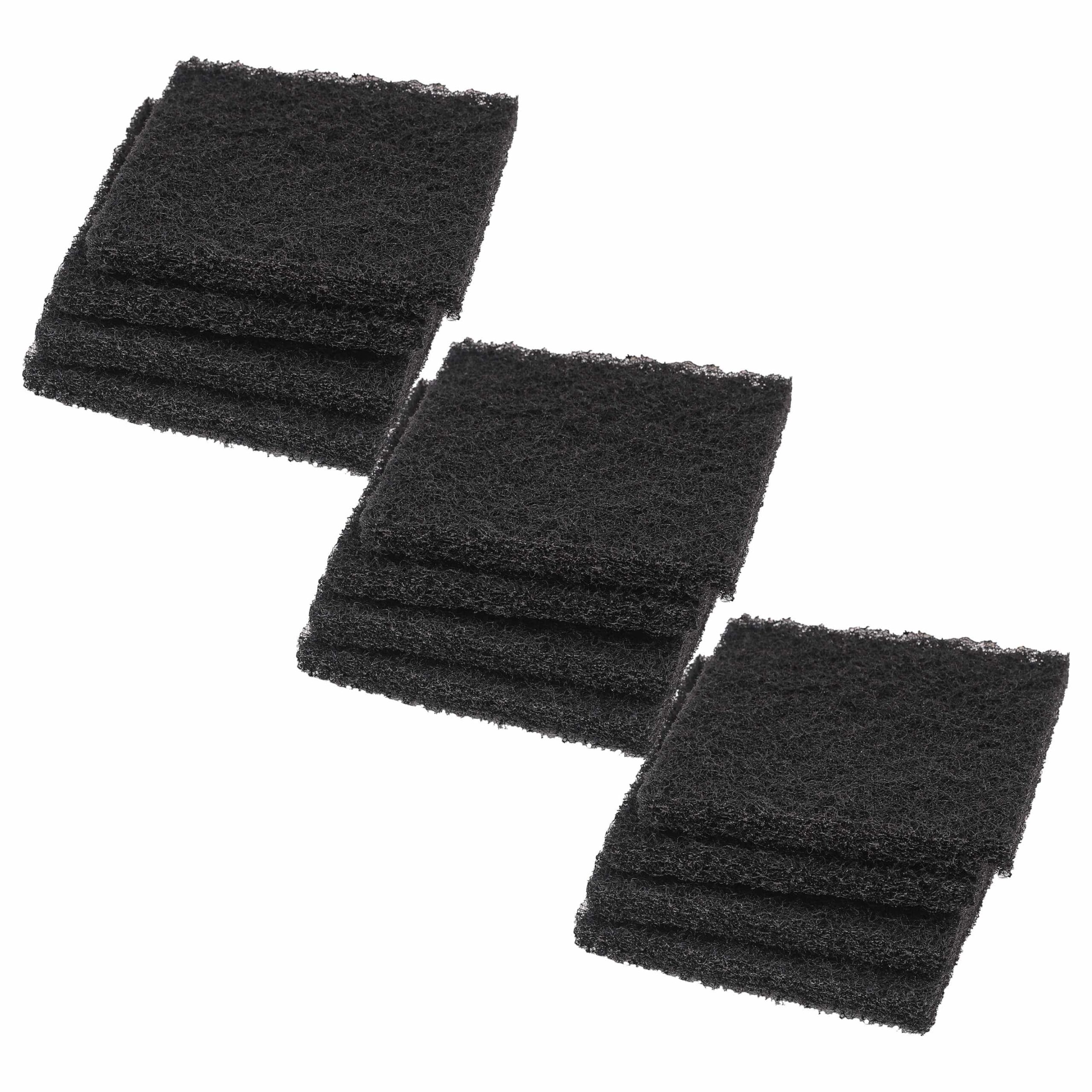Pack de 12 Filtros de Carvão Ativado vhbw para Caixas de Lixo e Resíduos NABER (9.5 x 9.5 x 1 cm)