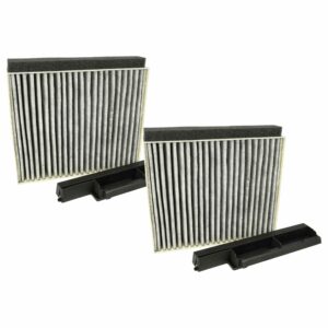 2x Filtro de Carvão Ativado de Substituição para Exaustor Bosch 11022296, 8720094253404, 17006795
