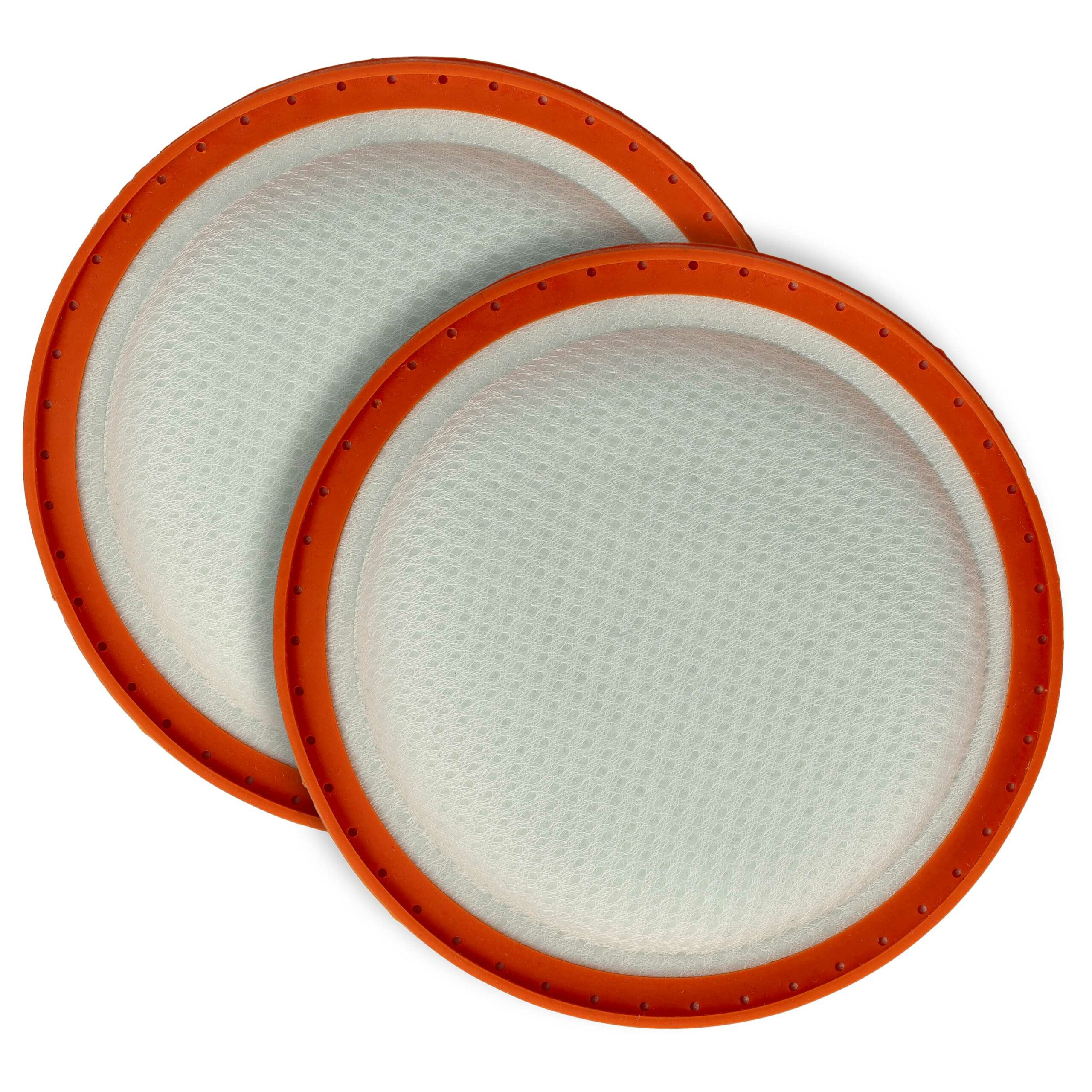 2x Filtro Motor vhbw Compatível Dirt Devil 2991001 para Aspirador Goblin, 12,4 x 12,4 cm