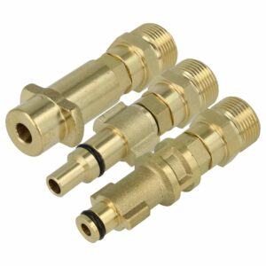Conjunto Adaptador 3 Peças para Limpadora de Pressão Kärcher A 4.762-061.0 - Baioneta, Rosca M22