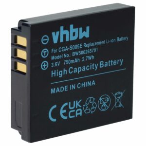 Bateria vhbw para Leica BP-DC4 - 750mAh, 3.6V, Li-Ion
