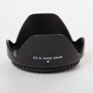 Parasol de Objetiva para Lentes 62 mm, Plástico Preto vhbw