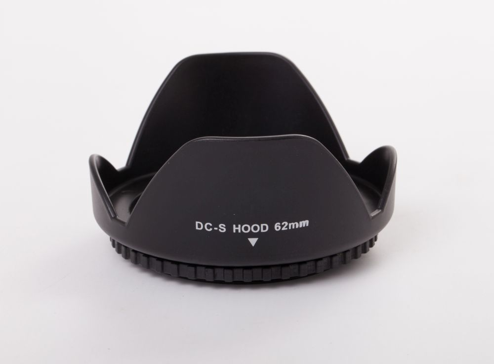 Parasol de Objetiva para Lentes 62 mm, Plástico Preto vhbw