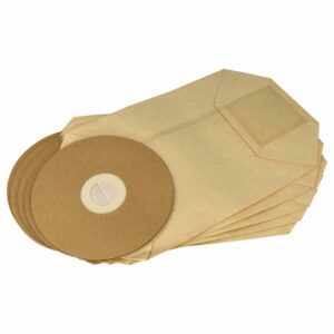5x Sacos para Aspirador vhbw compatível com Cleancraft 7013353 - papel/cartão